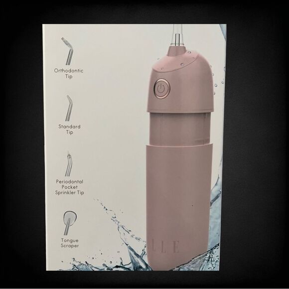 ELLE PREMIER Premium Waterproof Water Flossing System With 4 Jet Tips New In box - Picture 3 of 6